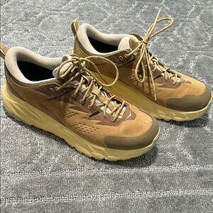 Hoka One One Men's Brown and Tan Athletic Shoes